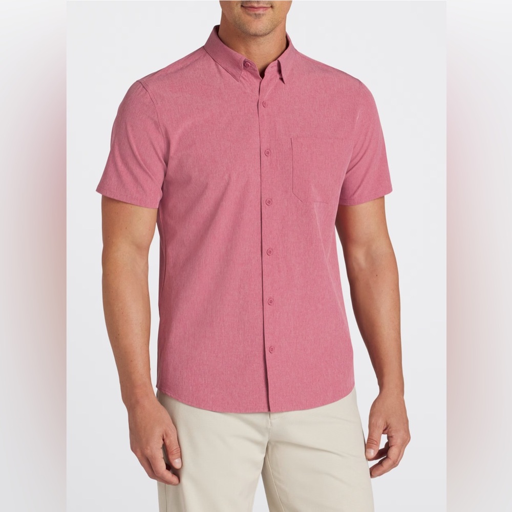 01.Algo Arlo Air-Weight Performance Short Sleeve Shirt, NWOT